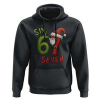 67 Six Seven Christmas Meme Hoodie Funny Santa Xmas - Wonder Print Shop