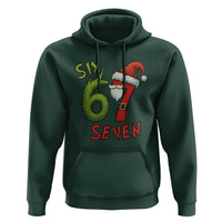 67 Six Seven Christmas Meme Hoodie Funny Santa Xmas - Wonder Print Shop
