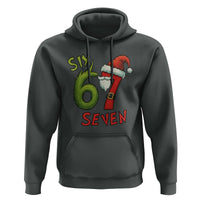 67 Six Seven Christmas Meme Hoodie Funny Santa Xmas - Wonder Print Shop