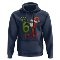 67 Six Seven Christmas Meme Hoodie Funny Santa Xmas - Wonder Print Shop