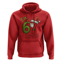 67 Six Seven Christmas Meme Hoodie Funny Santa Xmas - Wonder Print Shop