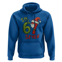 67 Six Seven Christmas Meme Hoodie Funny Santa Xmas - Wonder Print Shop