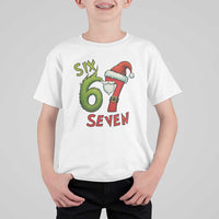 67 Six Seven Christmas Meme T Shirt For Kid Funny Santa Xmas - Wonder Print Shop