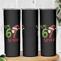67 Six Seven Christmas Meme Skinny Tumbler Funny Santa Xmas - Wonder Print Shop
