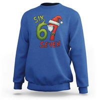 67 Six Seven Christmas Meme Sweatshirt Funny Santa Xmas - Wonder Print Shop