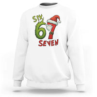 67 Six Seven Christmas Meme Sweatshirt Funny Santa Xmas - Wonder Print Shop