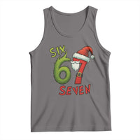 67 Six Seven Christmas Meme Tank Top Funny Santa Xmas - Wonder Print Shop