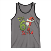 67 Six Seven Christmas Meme Tank Top Funny Santa Xmas - Wonder Print Shop