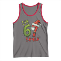67 Six Seven Christmas Meme Tank Top Funny Santa Xmas - Wonder Print Shop