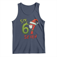 67 Six Seven Christmas Meme Tank Top Funny Santa Xmas - Wonder Print Shop