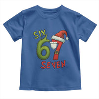 67 Six Seven Christmas Meme Toddler T Shirt Funny Santa Xmas - Wonder Print Shop