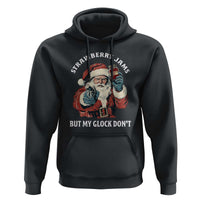 Strawberry Jams But My Gun Do Not Hoodie Funny Santa Gun Christmas - Wonder Print Shop