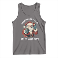 Strawberry Jams But My Gun Do Not Tank Top Funny Santa Gun Christmas - Wonder Print Shop