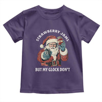 Strawberry Jams But My Gun Do Not Toddler T Shirt Funny Santa Gun Christmas - Wonder Print Shop