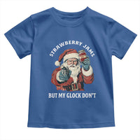 Strawberry Jams But My Gun Do Not Toddler T Shirt Funny Santa Gun Christmas - Wonder Print Shop