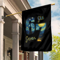 67 Six Seven Meme Garden Flag Starry Night Van Gogh - Wonder Print Shop