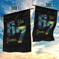 67 Six Seven Meme Garden Flag Starry Night Van Gogh - Wonder Print Shop
