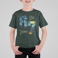 67 Six Seven Meme T Shirt For Kid Starry Night Van Gogh - Wonder Print Shop