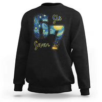 67 Six Seven Meme Sweatshirt Starry Night Van Gogh - Wonder Print Shop