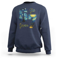 67 Six Seven Meme Sweatshirt Starry Night Van Gogh - Wonder Print Shop