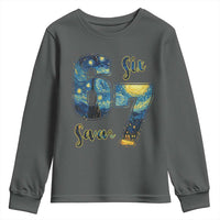 67 Six Seven Meme Youth Sweatshirt Starry Night Van Gogh - Wonder Print Shop
