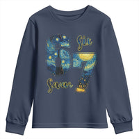 67 Six Seven Meme Youth Sweatshirt Starry Night Van Gogh - Wonder Print Shop