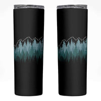 Hoa Hoa Hoa Skinny Tumbler Twilight Lover Pine Forest Cozy - Wonder Print Shop