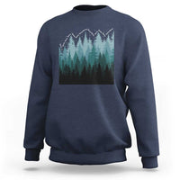 Hoa Hoa Hoa Sweatshirt Twilight Lover Pine Forest Cozy - Wonder Print Shop