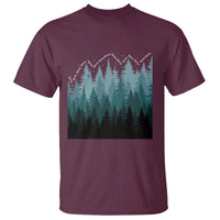 Hoa Hoa Hoa T Shirt Twilight Lover Pine Forest Cozy - Wonder Print Shop