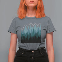 Hoa Hoa Hoa T Shirt For Women Twilight Lover Pine Forest Cozy - Wonder Print Shop
