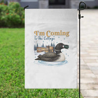 I Am Coming To The Cottage Garden Flag Stupid Canadian Wolf Bird