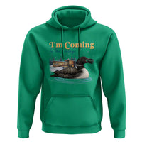 I Am Coming To The Cottage Hoodie Stupid Canadian Wolf Bird