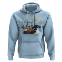 I Am Coming To The Cottage Hoodie Stupid Canadian Wolf Bird
