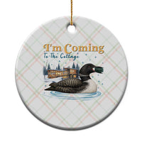 I Am Coming To The Cottage Ceramic Ornament Stupid Canadian Wolf Bird
