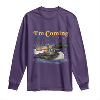 I Am Coming To The Cottage Long Sleeve Shirt Stupid Canadian Wolf Bird