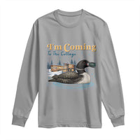 I Am Coming To The Cottage Long Sleeve Shirt Stupid Canadian Wolf Bird