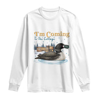 I Am Coming To The Cottage Long Sleeve Shirt Stupid Canadian Wolf Bird