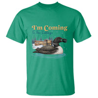 I Am Coming To The Cottage T Shirt Stupid Canadian Wolf Bird