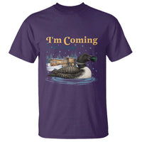 I Am Coming To The Cottage T Shirt Stupid Canadian Wolf Bird