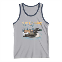 I Am Coming To The Cottage Tank Top Stupid Canadian Wolf Bird