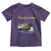 I Am Coming To The Cottage Toddler T Shirt Stupid Canadian Wolf Bird
