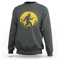 Mardi Gras Bigfoot Sweatshirt Funny Sasquatch Carnival Trendy Meme