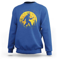 Mardi Gras Bigfoot Sweatshirt Funny Sasquatch Carnival Trendy Meme