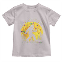 Mardi Gras Bigfoot Toddler T Shirt Funny Sasquatch Carnival Trendy Meme