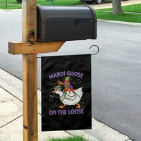 Funny Mardi Gras Garden Flag Goose Crawfish Carnival Trendy Meme