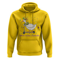 Mardi Gras Silly Goose Hoodie Off To Cause A Kerfuffle