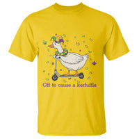 Mardi Gras Silly Goose T Shirt Off To Cause A Kerfuffle