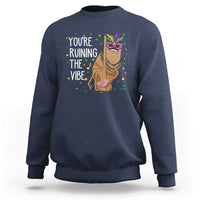 Funny Mardi Gras Sweatshirt Marcus The Worm Carnival Trendy Meme