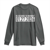 Doomsday Clock Armageddon Long Sleeve Shirt 85 Second To Midnight