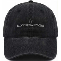 Minnesota Strong Washed Cotton Baseball Cap Minneapolis Resist Anti ICE Immigration Protest